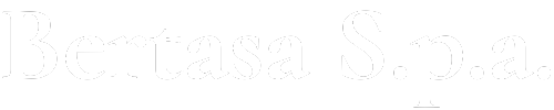Logo Bertasa S.p.A. in versione bianca.